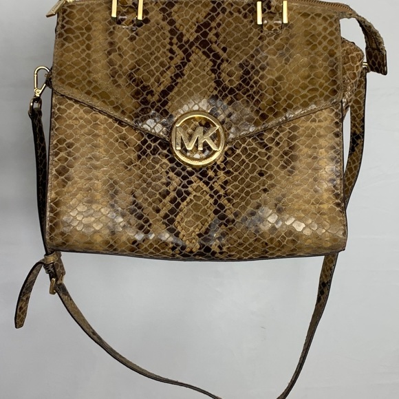 Michael Kors python print bag - Picture 1 of 14